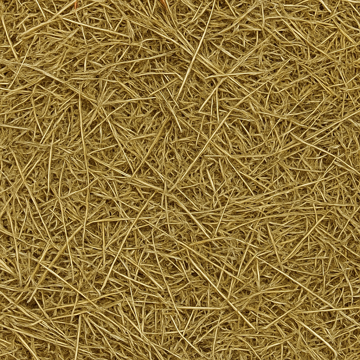 Organic Hay seamless PBR texture preview