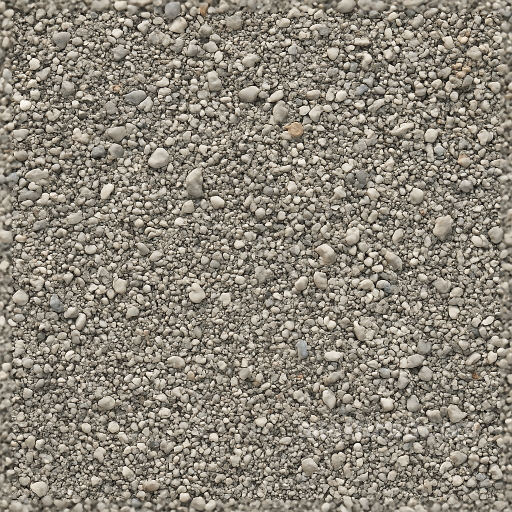 Of Gravel Mulch With Natural Stones And Gravel Grains Mix texture preview