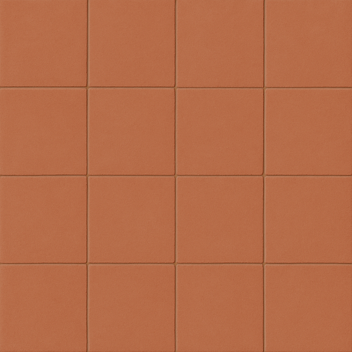 Smooth Terracotta Tile seamless PBR texture preview