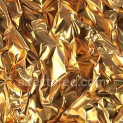 seamless Seamless 3D PBR Texture of Glossy Wrinkled Gold Fabric with Reflective Highlights texture 8k free download PBR