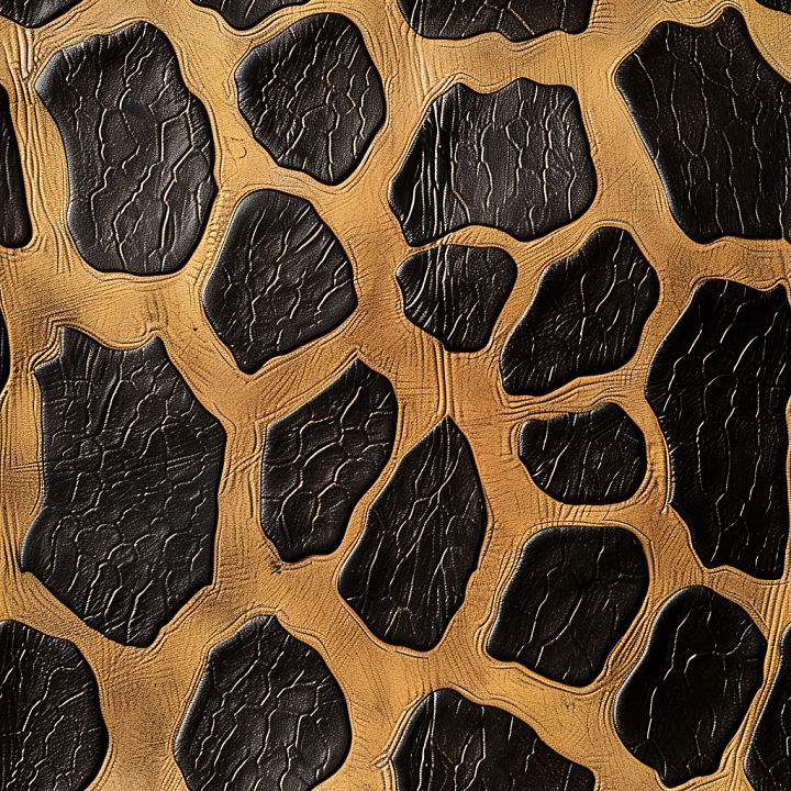Leather Featuring Two-Tone Cracked Grain Surface seamless PBR texture preview