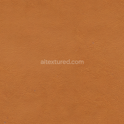 Seamless 3D PBR Texture of Natural Pebbled Light Brown Leather