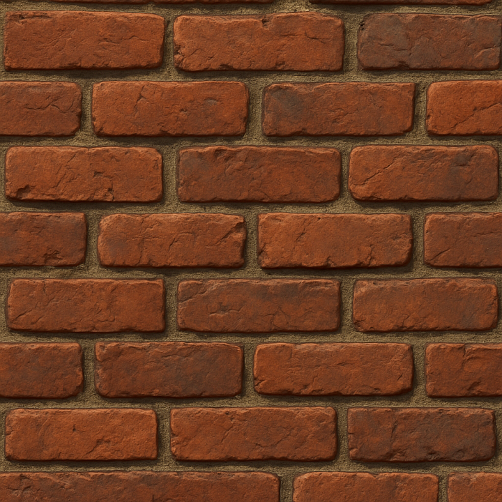 Detailed Painted Brick seamless PBR texture preview