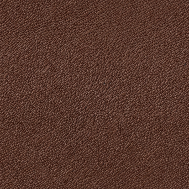 Pebbled Brown Leather with Natural Grain and Fine Wrinkles seamless PBR texture preview