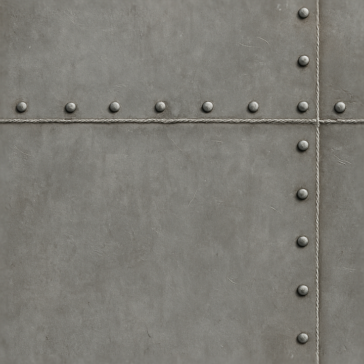 Shiny Metal Industrial Metal Surface With Metal Welds And Meta… seamless PBR texture preview