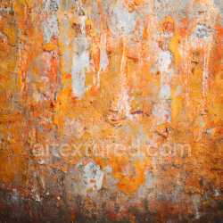 seamless Seamless 3D Rusty Metal Cracked and Peeling Paint PBR Texture - Vibrant Orange and Grey texture 8k free download PBR