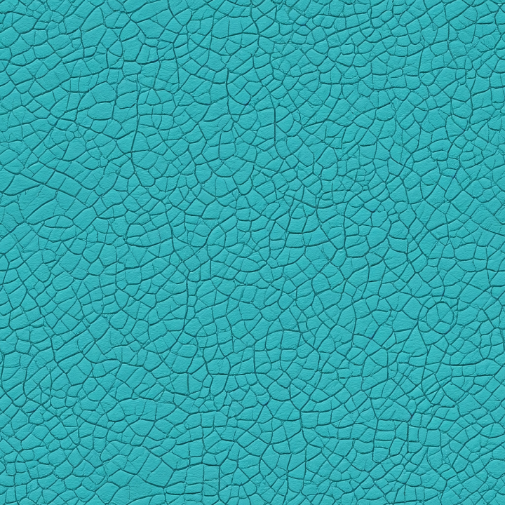 Cracked Turquoise Leather With Fine Fissures seamless PBR texture preview