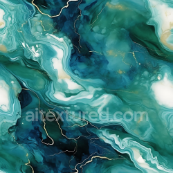 seamless Seamless 3D Blue and Green Marble Swirls PBR Texture with Fluid Veins texture 8k free download PBR