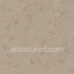 seamless Seamless 3d texture pbr 8k reptile tracks with shallow impressions on dusty surface texture 8k free download PBR