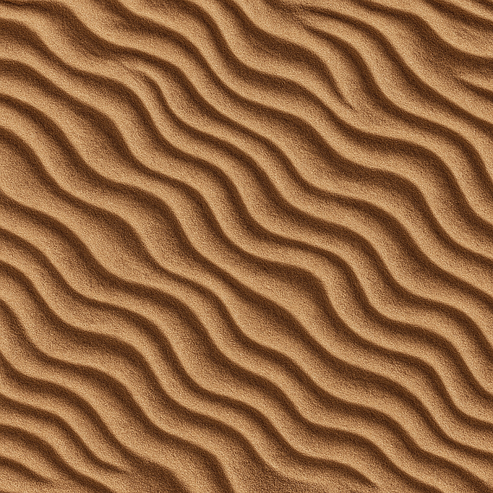 Patterned Desert Sand seamless PBR texture preview