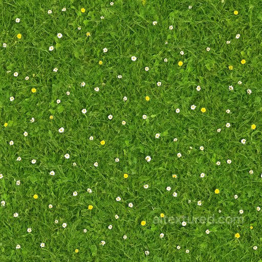 Photorealistic Meadow Texture seamless Grass PBR texture