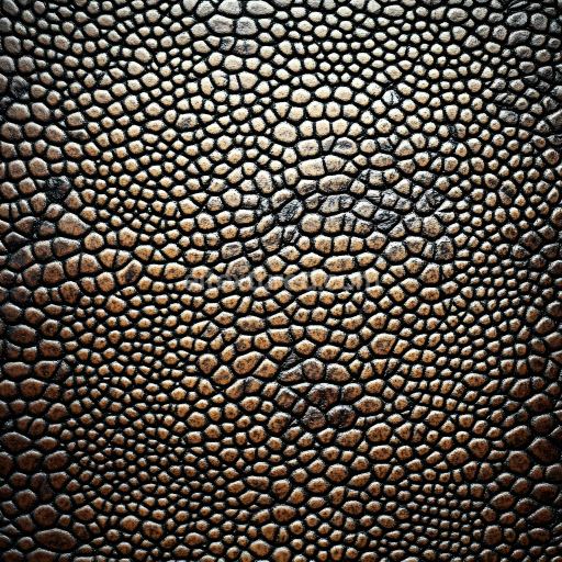 Seamless 3D Reptile Scale Skin PBR Texture with Organic Surface Detail and Natural Color Variation