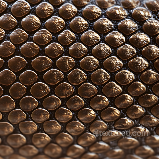Reptilian Skin PBR Texture Featuring Glossy Scales and Organic Pattern seamless Skin PBR texture