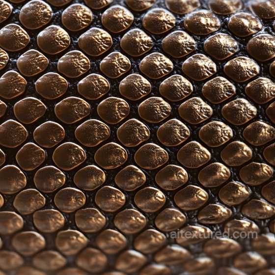 Reptilian Skin PBR Texture Featuring Glossy Scales and Organic Pattern Skin texture preview
