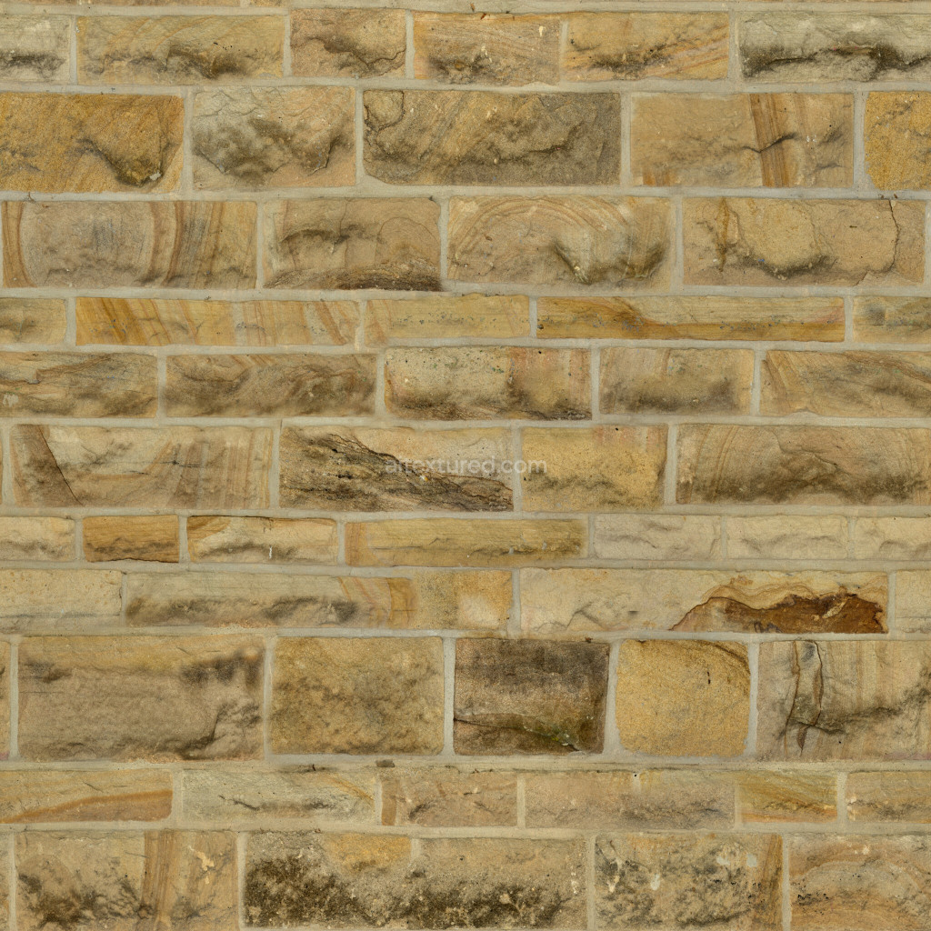 Seamless PBR brick texture with detailed surface