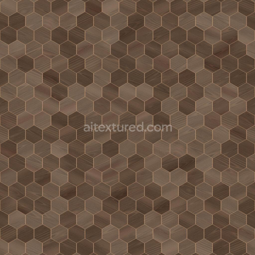 Hexagonal Wood Tiles for Wall Decor | Free PBR