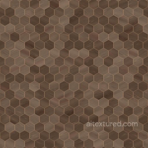 Hexagonal Wood Tiles for Wall Decor | Free PBR seamless Wood PBR texture