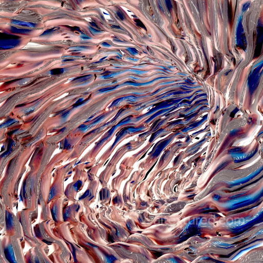 Seamless 4K PBR Metal Texture Featuring Wavy Abstract Metallic Surface seamless Metal PBR texture