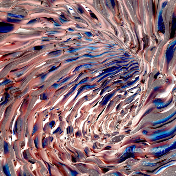 Seamless 4K PBR Metal Texture Featuring Wavy Abstract Metallic Surface Metal texture preview