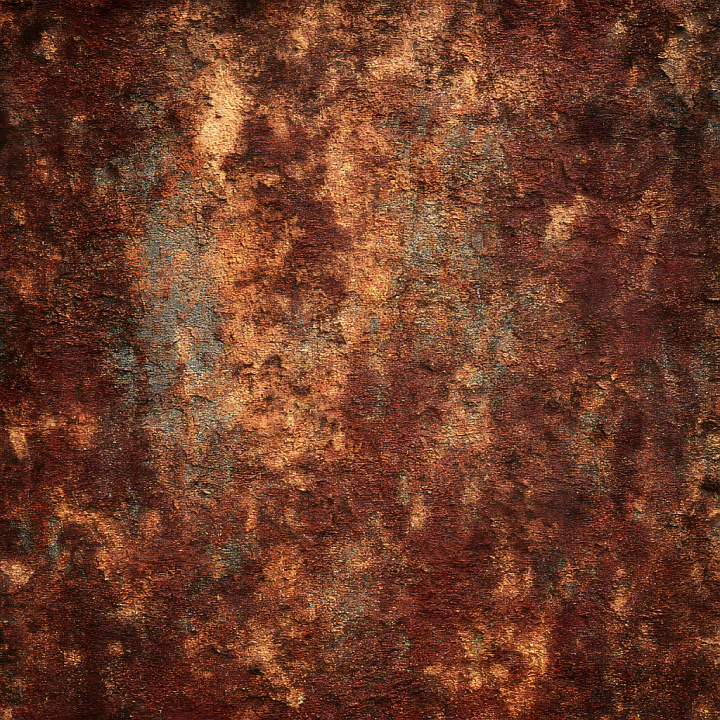 Rusty Metal with Cracks and Corrosion Detail seamless PBR texture preview