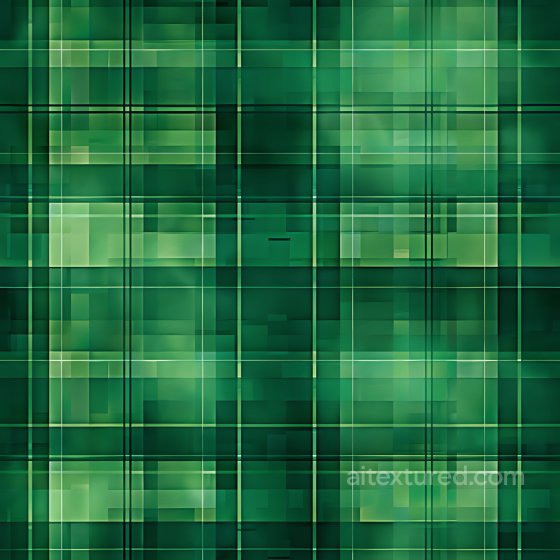 Plaid Green Metal PBR Texture with Geometric Panels Plaid texture preview