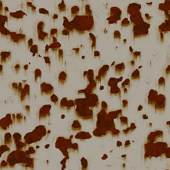 Rusty Chipped Paint of Metal seamless PBR texture preview