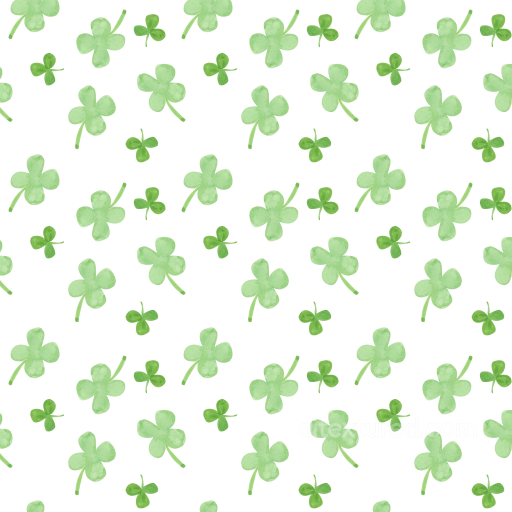 Watercolor Shamrock Digital Paper Pattern Texture seamless St patrick digital paper bundle PBR texture