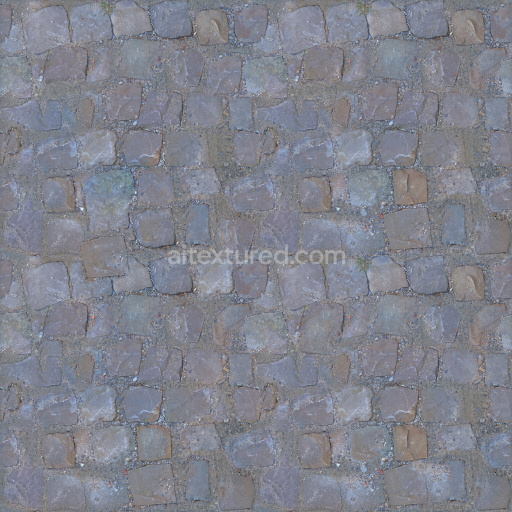 Pavement Stone Tileable Seamless Rough Gray Textured Outdoor Natural Hard