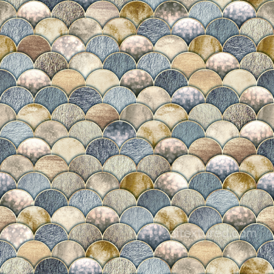 Mermaid Scale Texture Featuring Metallic Multicolor Pattern Mermaid Scale texture preview