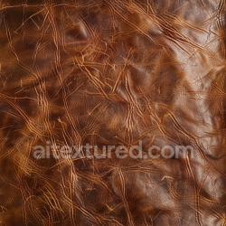 seamless Seamless 3D Distressed Brown Cracked Leather PBR Texture with Rich Wrinkles texture 8k free download PBR