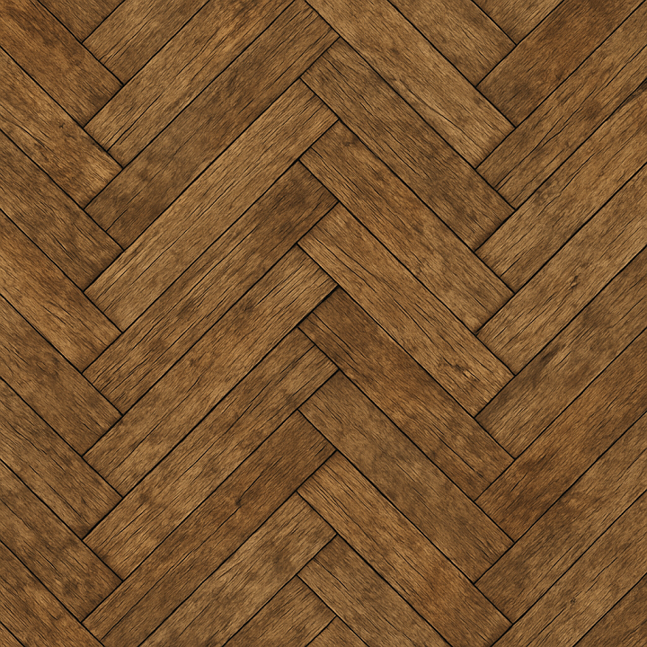 Aged Oak Parquet Wood seamless PBR texture preview