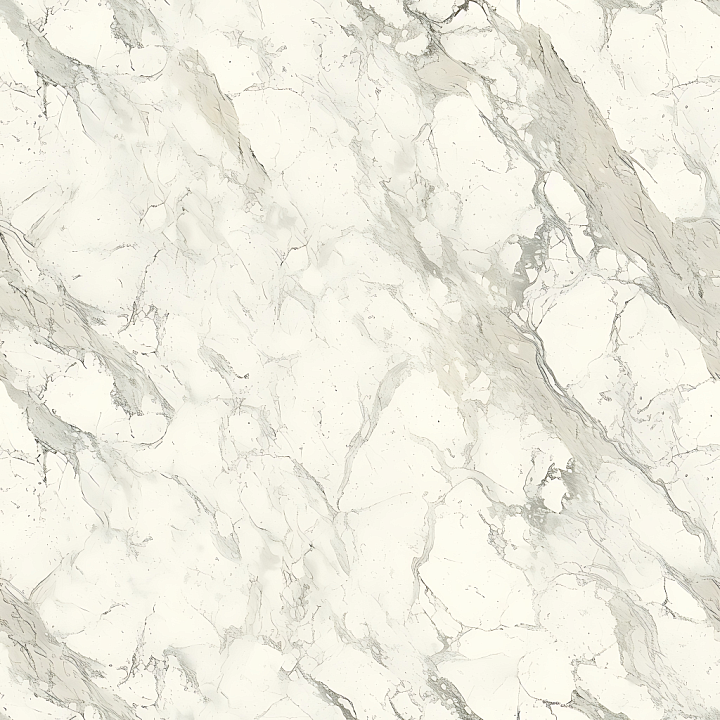 Classic White Marble with Delicate Platinum Veins seamless PBR texture preview