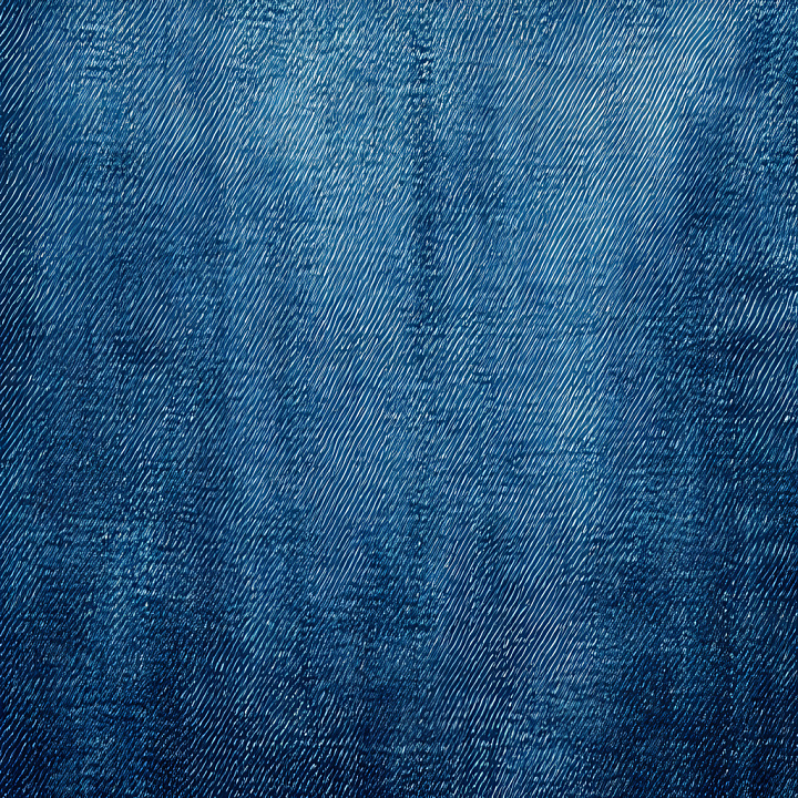 Cracked Denim Fabric with Fine Ribbed Pattern and Dark Blue Tones seamless PBR texture preview