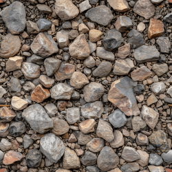 seamless Seamless 3D Stone PBR Texture Featuring Weathered Rocky Ground with Mixed Pebbles texture 8k free download PBR