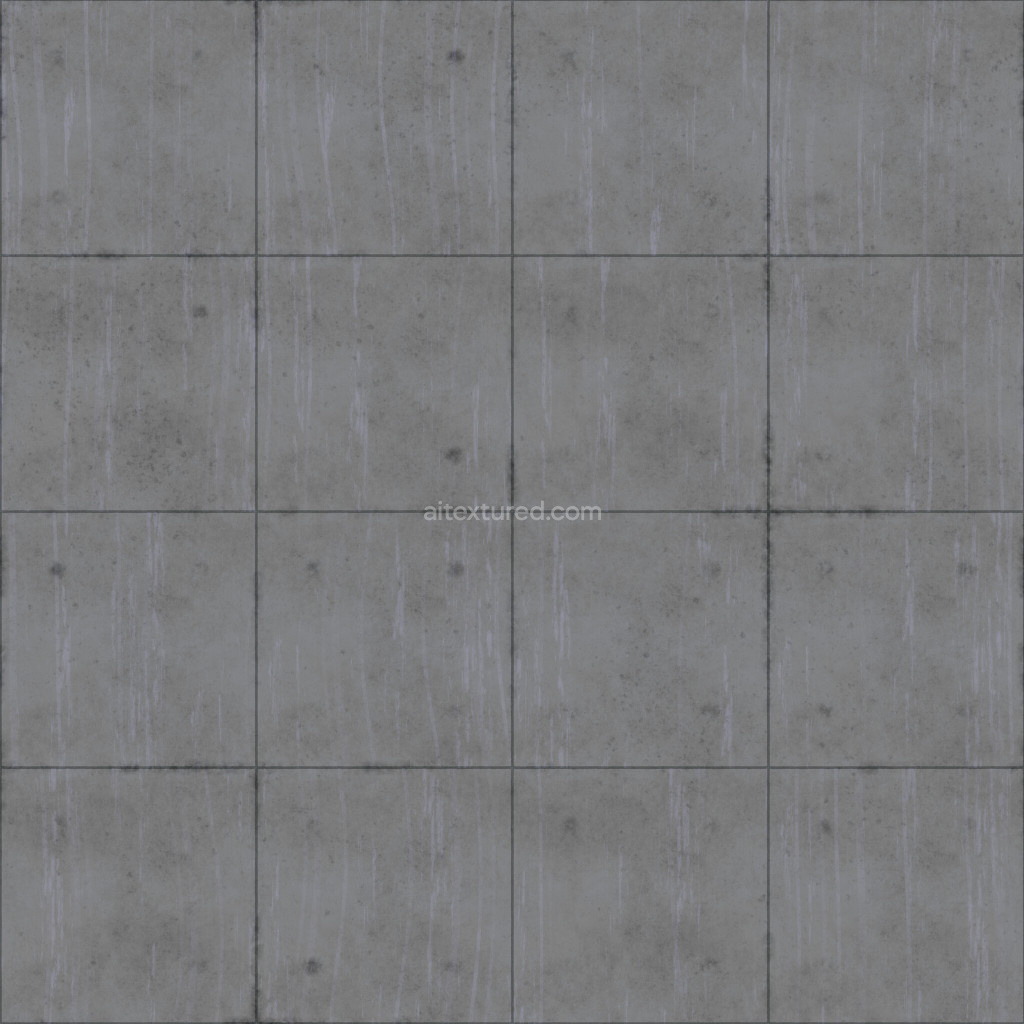 Seamless concrete texture for 3D modeling projects
