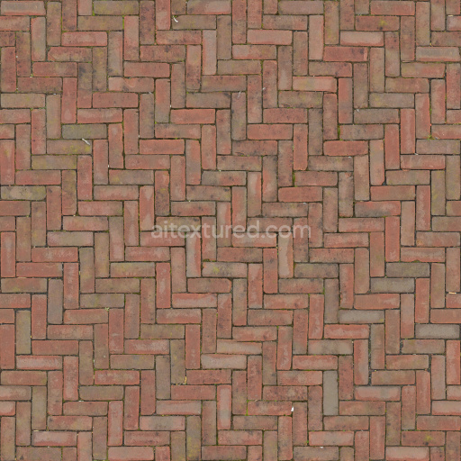Paving Stones Brick Tileable Seamless Rough Weathered Floor Pathway Pavement