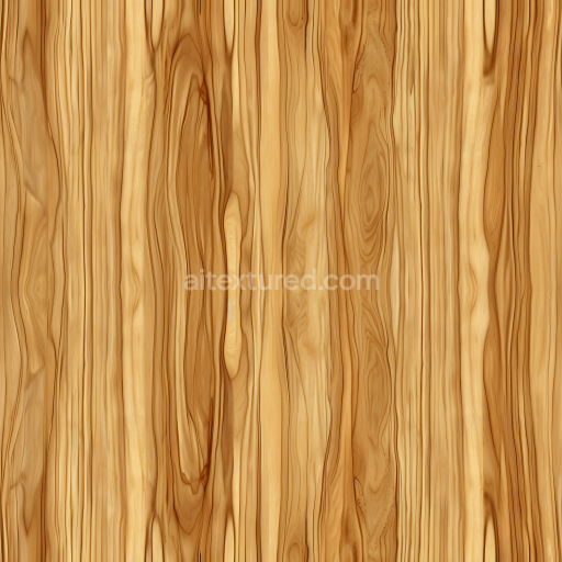 Seamless 3D PBR Light Pine Wood Texture with Natural Grain Variation