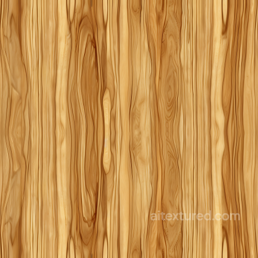 Light Pine Wood Texture with Natural Grain Variation seamless Wood PBR texture