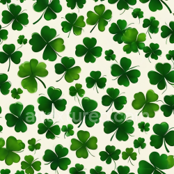 seamless Seamless 3D PBR Texture of Green Shamrock Clover Leaves Pattern texture 8k free download PBR