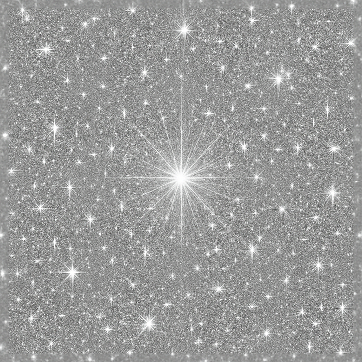 Sparkling Silver Starburst Pattern seamless PBR texture preview