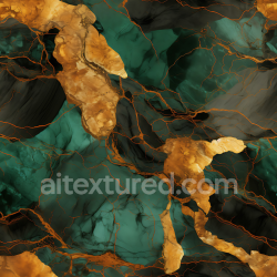 seamless Seamless 3D PBR Marble Texture with Brown, Green, and Golden Veins texture 8k free download PBR