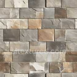 seamless Seamless 3D Cracked Stone Wall PBR Texture with Natural Color Variation and Rough Surface texture 8k free download PBR