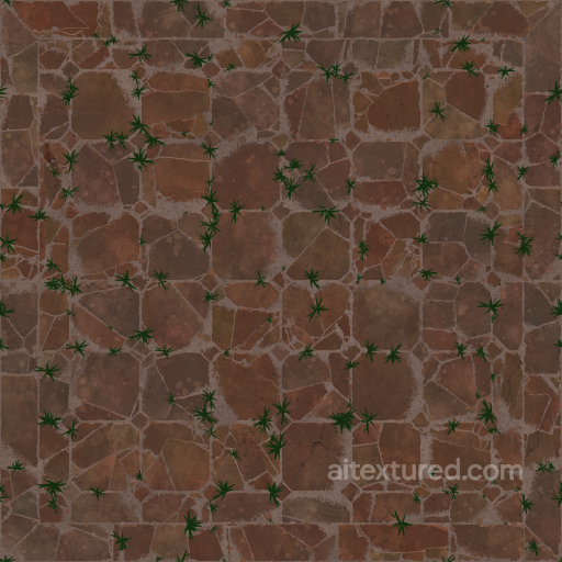 Seamless Terracotta Tile Texture seamless Ceramic-tile PBR texture