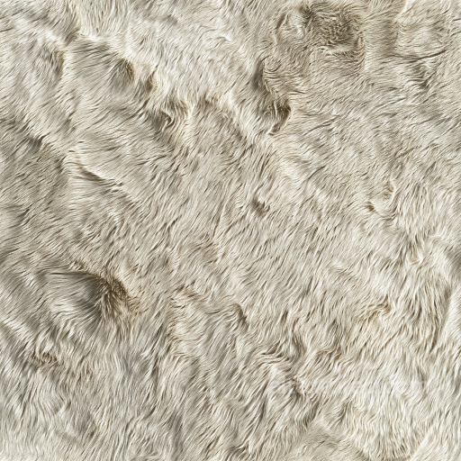 Long Hair Leather PBR Texture in Soft Beige Tones seamless Leather PBR texture