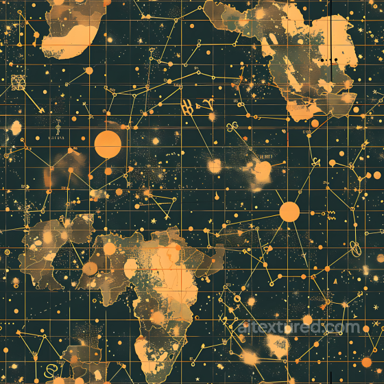 Star Map Camouflage PBR Texture with Celestial Grid and Constellations Color Camouflage texture preview