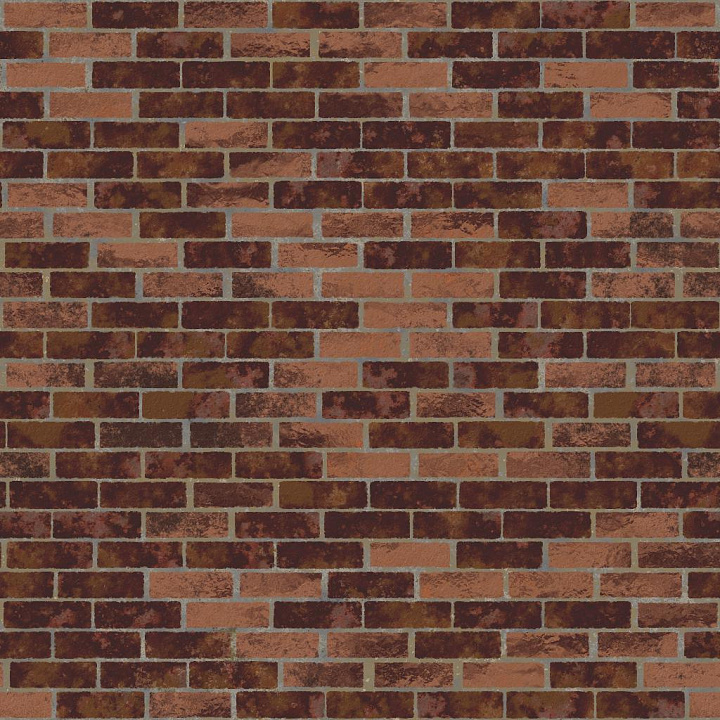 Worn Red Bricks in England Brick seamless PBR texture preview