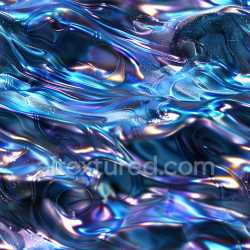 seamless Seamless 3D PBR Texture of Glossy Iridescent Fluid Surface in Blue and Violet Tones texture 8k free download PBR