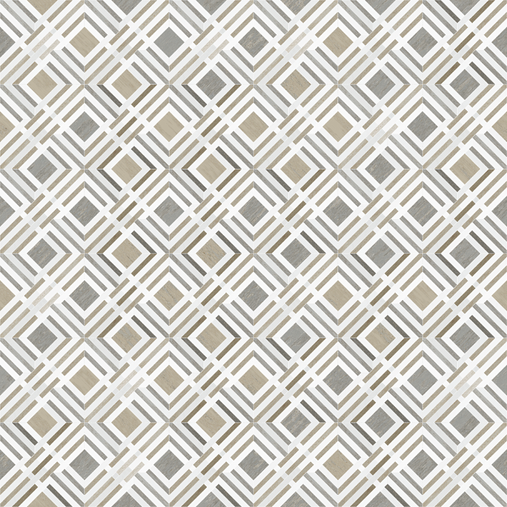 Fluted Geometric seamless PBR texture preview