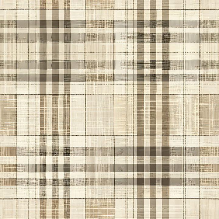 Beige and Brown Soft Plaid Fabric Pattern seamless PBR texture preview