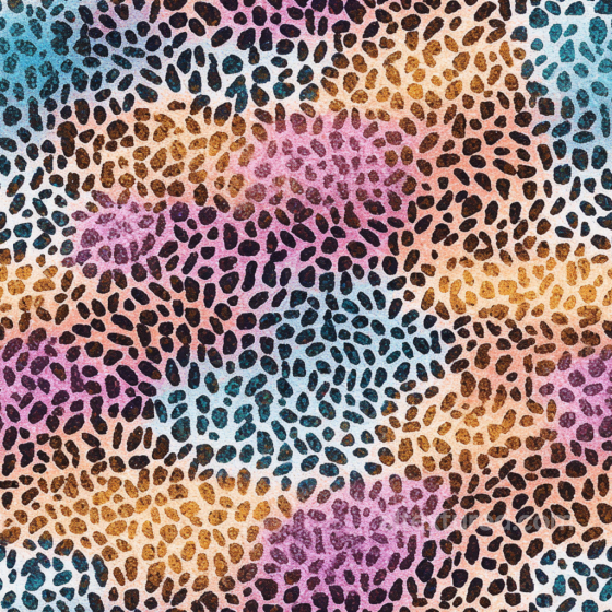 Colorful Leopard Print Fabric Pattern Seamless Texture Leopard Print texture preview